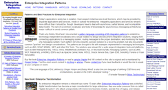 Desktop Screenshot of enterpriseintegrationpatterns.com